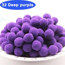 30-300Pcs Soft Pom Poms Fluffy Balls Pompon Mixed 40Colors Pompom Fur Ball for Kids DIY Craft Wedding Decor 8/10/15/20/25/30mm