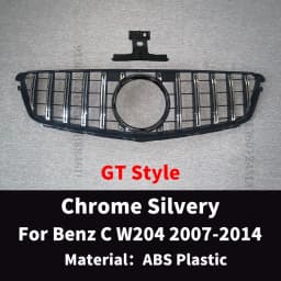 Perfect Match Front Bumper Grille Grill For Mercedes Benz C W204 C204 S204 2007-2014 C180 C200 C250 C300 AMG GT Diamond Tuning