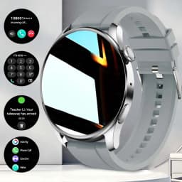 New Round 1.52" Extra-Large Screen Smartwatch Wireless Call Men Women With More Sports Modes Calculator Smart Watches Business