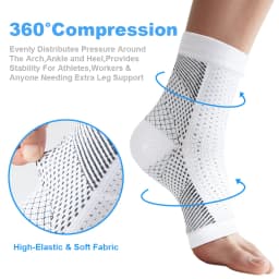 1Pair Soothe Socks for Neuropathy Pain,Ankle Brace Compression Support,Soothesocks for Neuropathy,Soothe Socks Arch Support
