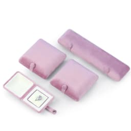 High Grade Double Open Jewelry Box Velvet Engagement Ring Box Wedding Ring Necklace Earring Gift Boxes Organizers Storage