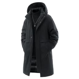 Winter Jackets Men Padded Warm Long Cotton Coats Plus Size 6XL 7XL 8XL Oversize Windbreak Hooded Black Autumn Pockets Loose Male