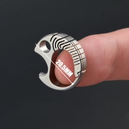 MINI Titanium Alloy Car Keychain Bag Buckle Pendant Men's Waist Hanging Outdoor Metal Hiking Backpack Buckle Quick Hanging EDC