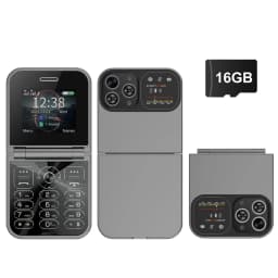 SERVO F15 MINI Flip Mobile Phone Dual SIM Standby Magic Voice Speed Dial Blacklist MP4 Player FM Radio 2G Button Fold Cellphones