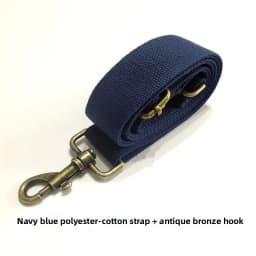 38cm Wide Polyester Cotton Bookbag Strap Military Green Canvas Single Shoulder Slant Cross Strap Bronze Hardware Accessory