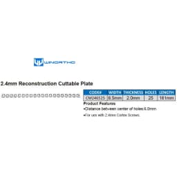 AO reconstruction LC-DCP cuttable plates veterinary orthopedic instruments pet animal surgical Compression winortho tplo