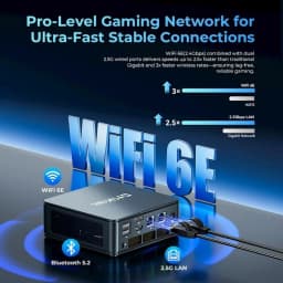 GMKtec M5S AMD Ryzen 3 5400U Mini PC 2*DDR4 2*M.2 SSD WIFI5 BT5.0 2*2.5G Lan Windows 11 Pro Desktop Office Mini PC Computer