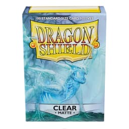 100 PCS/BOX Standard Size Dragon Shield New Sleeves 63x88mm Clear Matting Card Covers for MTG/PKM Board Game Cards Slevee