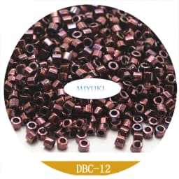 Japanese Miyuki Seed Beads Dbc11/0  Section Delica Beads 1.6mm Metallic 20 Colors 5G Pack for Jewelry Making