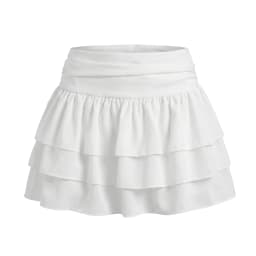 Women's Y2K Ruffle Mini Skirt Low Waist Layered Flowy Golf Skorts Skirt