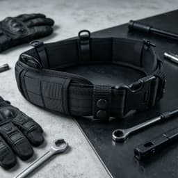 Lightweight Belt Tactical Combat belt MOLLE Plastic Buckle Quick Release Adjustable