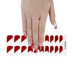16/20/22Tips Semi-Cured Gel Nail Patch Adhesive Sliders Long Lasting Full Gel Nail Stickers DIY Manicure Harden In UV Lamp Need