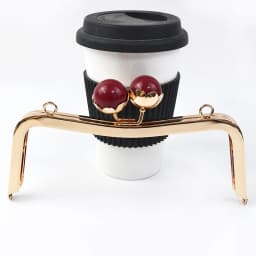 1/2Pcs 20cm Pearl Head Metal Purse Frame Bag Handle Kiss Clasp for Women HandBag Wallet Sewing Brackets DIY Bags Accessories