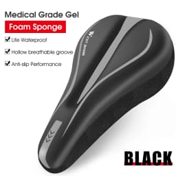 Thicken Comfortable Bicycle Saddle Cover PU Leather GEL Silicone Cycling Seat Cover Soft Sponge Shockproof MTB Road Bike Cushion