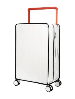 Transparent Protection Cover for Luggage Suitcase with Wide Pull Rod Anti-Fall Wear-Resistant Travel Bag Dust Cover