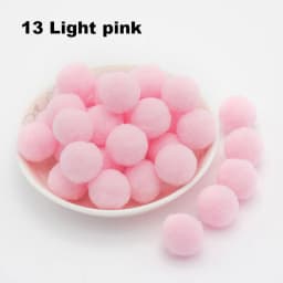 30-300Pcs Pom Poms Fluffy Soft Pompom Ball 8/10/15/20/25/30mm Handmade Sewing Craft DIY Kids Toy Christmas Weddinrg Decoration