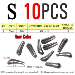 ICERIO 10PCS Fast Sinking Nymphs Scud Fishing Fly Tungsten Heavy Body Jig Hook Back Bead Fly Tying Material Accessories
