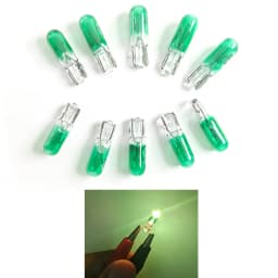10pcs T5 12v 1.2w W2W Car Halogen Lamp Instrument Lights Dashboard Bulb Auto Interior Light Car Styling