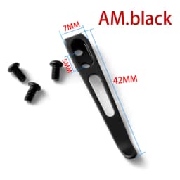 1piece Back Clip for DIY Folding Pocket Knife Tool DIY Accessories Multi Design Back Clip Custom Folding Knife Back Clip Holder