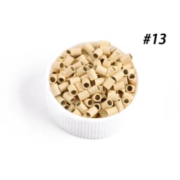5000pcs Straight Copper Micro Rings Beads 3.0x2.4x4.0mm No Flared Mini Locks Tubes for Stick Tip Hair Extensions