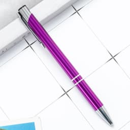 50Pcs/Lot Ballpoint Pen Black Blue Ink School Office Student Pen Free Customized Logo Name Text