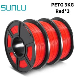SUNLU 3 Rolls PLA PETG 3D Filament 1KG 1.75mm +/-0.02MM 3D Printing Filament Neatly Wound Filament Vacuum Packing Fast Shipping