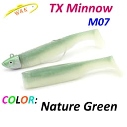 Texas Black Minnow M07 for Walleye and Bass Fishing 7 cm Soft Lure 6.5g Weedless Head Super Soft Shad Lure with 1 0 Worm Ho