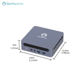 Genmachin AMD Ryzen7 7840HS Ryzen9 7940HS MINI PC Win11 DDR5 32GB 6400Mhz RAM M.2 2280 SSD WIFI6 BT5.2 Desktop pc game Computer