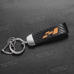 Leather For Race Flag Logo Keyring Emblem Cordoba Tarraco Ibiza Leon VZ Ateca Mii FR Car Carbon Fiber Rope Keychain Key Ring