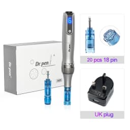 Authentic Dr pen Ultima M8S With 22 pcs Needle Pin Microneedling Pen Wireless Derma Pen Beauty Machine needle length 0.25 mm