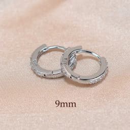 Rainbow CZ Huggies Hoop Earrings Girl Tiny Rings Cartilage Small Helix Piercing Tragus Conch Earlobe Circle Men Hoops Arete