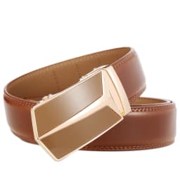 3.5cm Classic Business Office Black Brown Genuine Cow Leather Belts For Men Luxury Designer Automatic Buckle Formal Strap Male