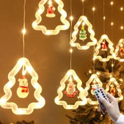 1pc Fairy Curtain String Lights Christmas Wish Ball LED Wedding Holiday Garland Lamp for Home Room Party Decoration