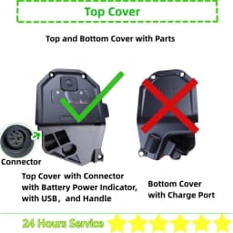 Reention Dorado Plus Ebike Battery Box 65 52 pcs 18650 Cells 36v 48v E-bike Battery Box with Cells Spacers Dorado Battery Case