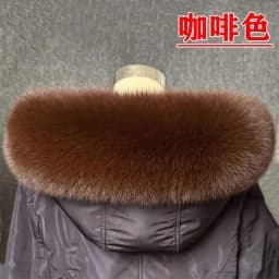 Real Fox Fur Collar Women Universal Hat Strip Down Jacket Fur Collar Winter Warm Fur Scarf Shawl Luxury Neck Warmer Fur Scarf