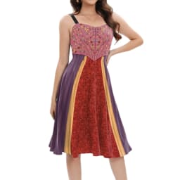 [You're My Secret] Hocus Pocus Witch Dress for Women Winifred Sanderson Mary Sarah Sister Cosplay Costume Adult Classic Dress