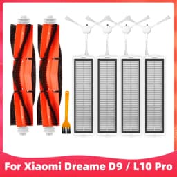 Fit For ( Dreame D9 Max, L10 Pro, D9 Pro, D9 Mistral Pro, Trouver Robot LDS Vacuum-Mop Finder ) Part Brush Mop Filter Water Tank