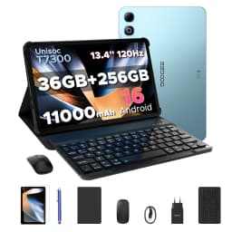DOOGEE U13 Pro 2 in 1 Tablet PC 13.4" Screen Android 16 11000mAh 36GB RAM(6+30) 256GB ROM Gemini AI Widevine L1 Netflix Supports