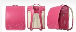Japanese Style School Backpack For Girl Randoseru Backpack Automatic Satchel Japanese School Bag Embroidery PU Bookbag For Girls