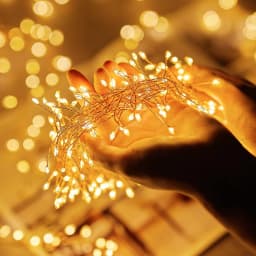 USB LED Firecracker String Lights Outdoor Garden Fairy Lights 8 Modes Copper Wire LED Lights for Wedding Party Christmas Decor