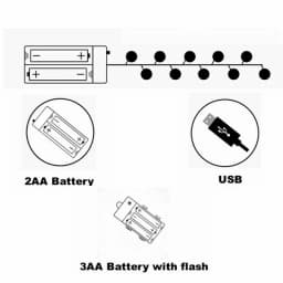 1PC 10 LED Dragonfly Fairy Lamp Battery Powered For Home Garden Wedding Party Decor