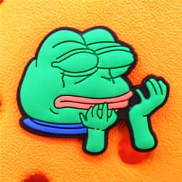 New Spoof Funny PVC Sad Frog Shoe Charms Decorations Heart Toilet Paper Medal Shoe Accessories Cute Joker Shoes Buckle Upper Pin