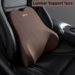 Car Lumbar Support Headrest Neck Pillow Support Universal Soft Neck Pillows Cushion Car Memory Foam Lumbar Pillow Back Support