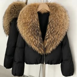 OFTBUY 90% White Duck Down Coat Luxury Winter Puffer Jacket Women Female Real Natural Fox Raccoon Fur Thick Warm Parkas