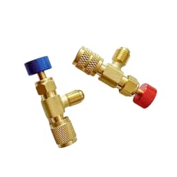 2/1PCS Air Conditioner Plus Safety Liquid Valve R410 Refrigerant Vacuum Maintenance Switch Charging Safety Adaptor R22 Detection