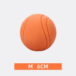 HOOPET Dog Toy Rubber Ball Bite-resistant Ball Toy for Dogs Puppy Teddy Pitbull Red Color Solid Ball S-XL Pet Supplies