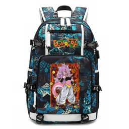 Dragon Ball Z Anime Print Student Backpack Large Capacity Casual Daypack for Kids Teen Boys Girls School Travel
