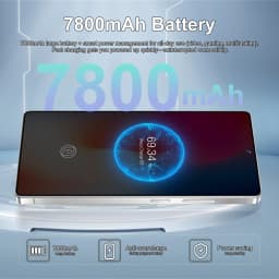 K-Touch Cell Phone For C26 Ultra Smartphone Android 5G 7.3 Inch HD Full Display Mobile Phones 22GB RAM 2TB ROM 7800mAh Battery 48MP Camera Face Recognition Dual SIM Unlocked Android 15 Smartphone 5G Cell Phone