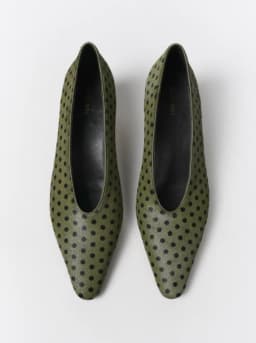 ALIAS MAE 2026 Early Spring New Spotted Horsehair Pointed Low Heel Women's Shallow Mouth Casual Versatile Single Shoes