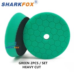 Sharkfox Polishing Pads 5/6 Inch Germany Foam Buff Sponge Pads Auto Car Buffing Pad Set for DA/RO Polisher Buffer Tools